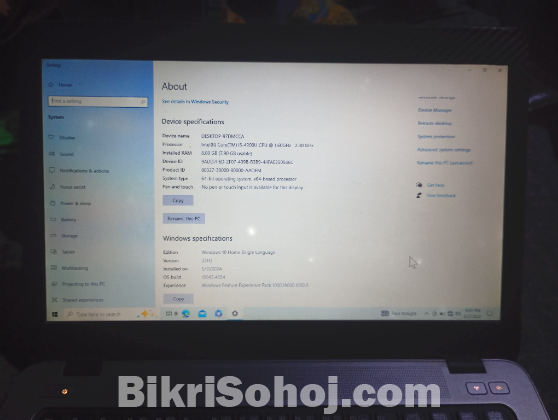HP EliteBook 840 G1 Core i5 4th Gen 8GB RAM Laptop